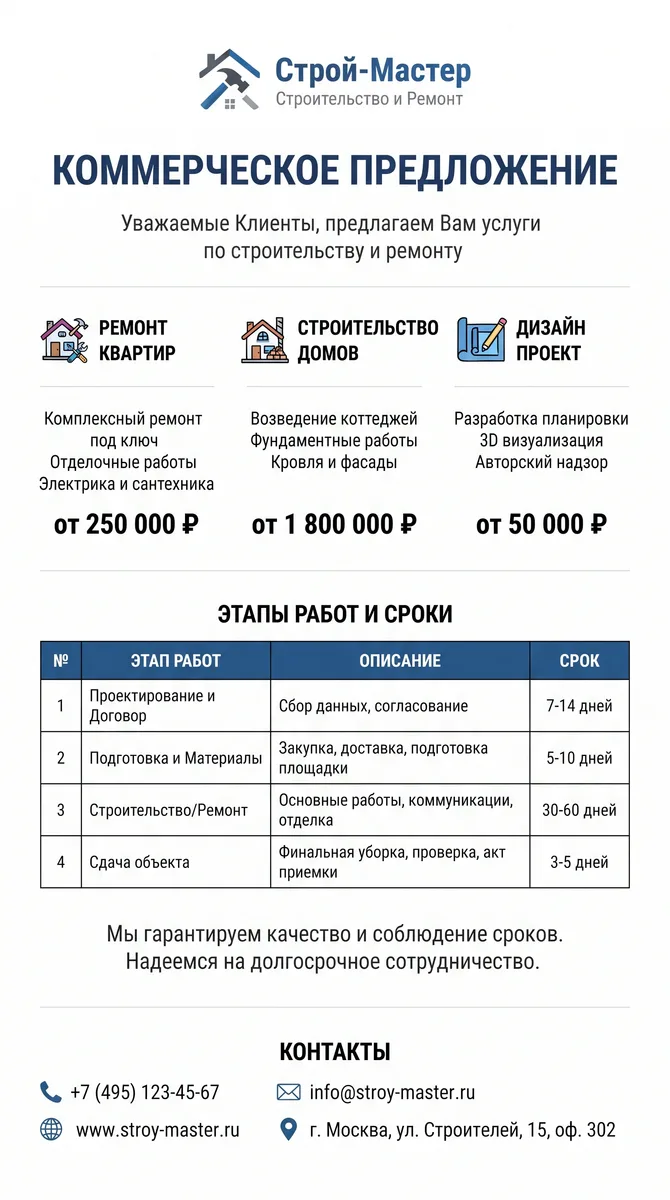 Пример результата: Корпоративные материалы
