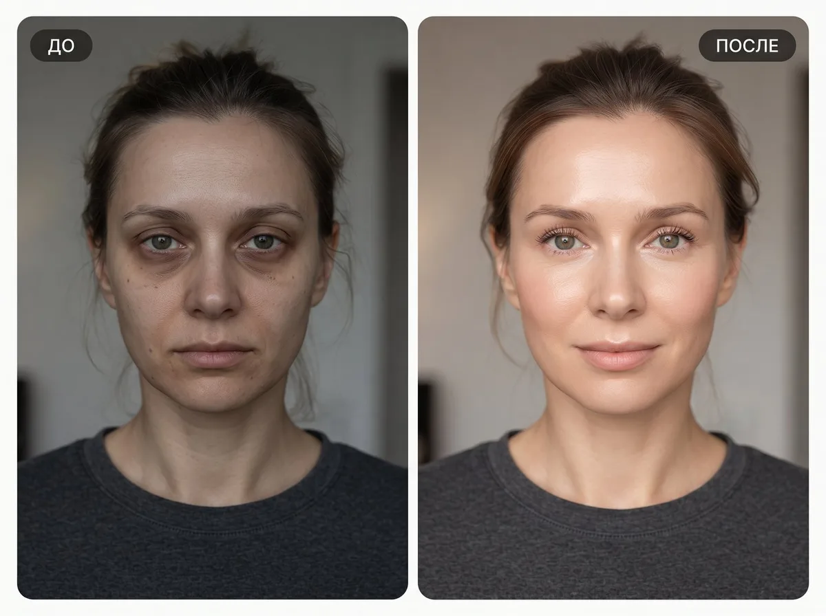 Пример результата: Обработка фотографий